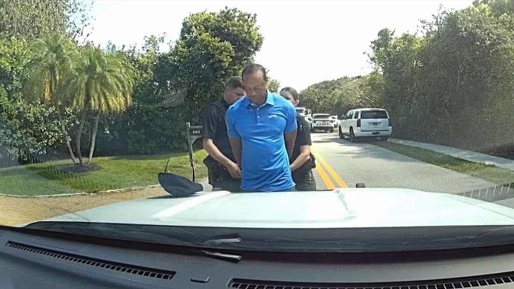 Tiger Woods gözaltına alındı: Polis kamerası görüntüleri yayınlandı