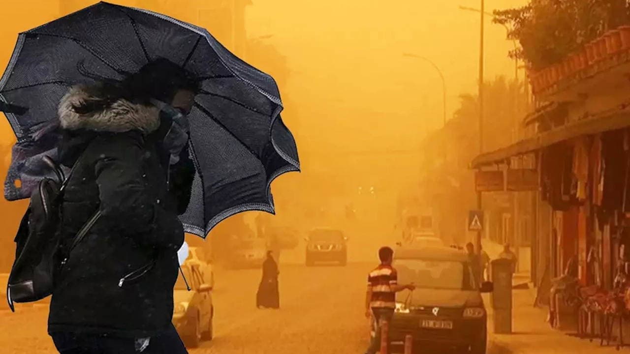 Türkiye'de 9 il için sarı kodlu hava durumu uyarısı: Sağanak ve toz taşınımı bekleniyor