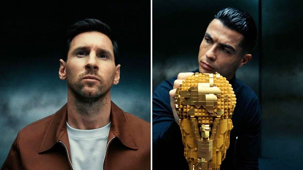 Ronaldo ve Messi LEGO reklamında buluştu: 17 milyon beğeni aldı